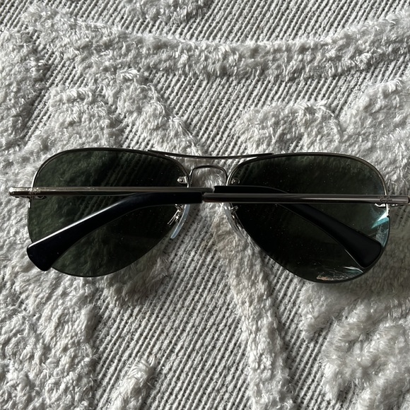 RAYBAN 3449 in silver and blue reflective aviators - Picture 8 of 11